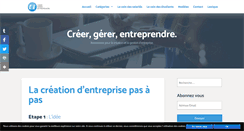 Desktop Screenshot of creer-gerer-entreprendre.fr